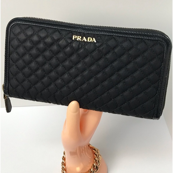 PRADA Tessuto Quilted Long Zip Around Wallet ππ€ - Picture 5 of 17